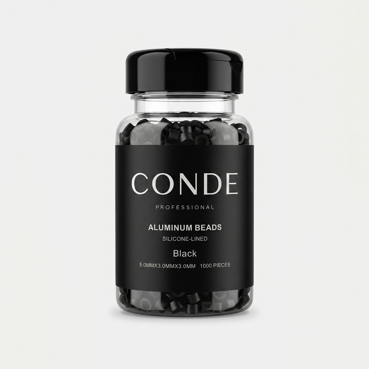 Conde Hair Aluminum Beads Silicon Lined