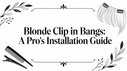 Blonde Clip in Bangs: A Pro's Installation Guide
