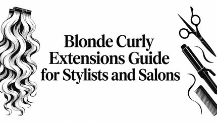 Blonde Curly Extensions Guide for Stylists and Salons