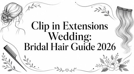 Clip in Extensions Wedding: Bridal Hair Guide 2026