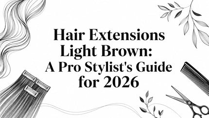 Hair Extensions Light Brown: A Pro Stylist's Guide for 2026