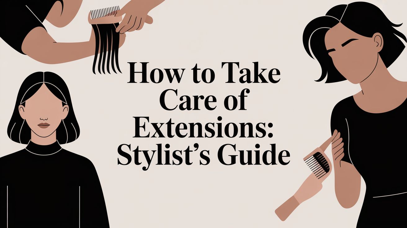 How to Take Care of Extensions: Stylist's Guide – Conde Professional