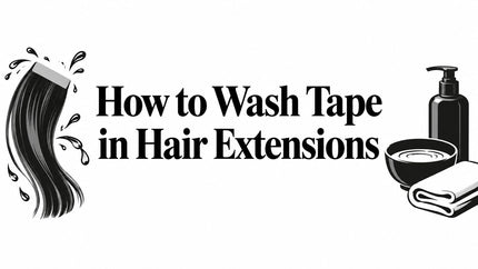 How to Wash Tape in Hair Extensions