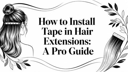How to Install Tape in Hair Extensions: A Pro Guide