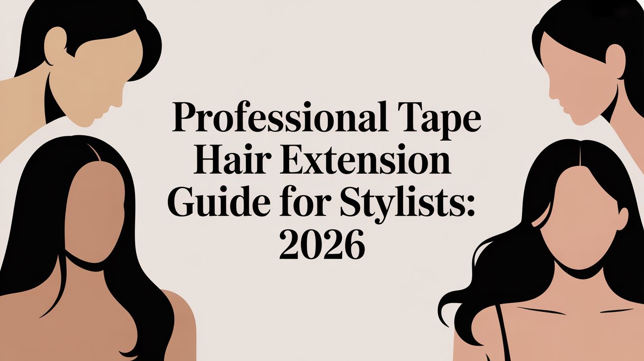 Professional Tape Hair Extension Guide for Stylists: 2026 – Conde ...