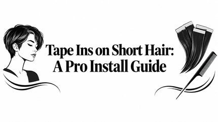 Tape Ins on Short Hair: A Pro Install Guide