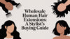 Wholesale Human Hair Extensions: A Stylist's Buying Guide