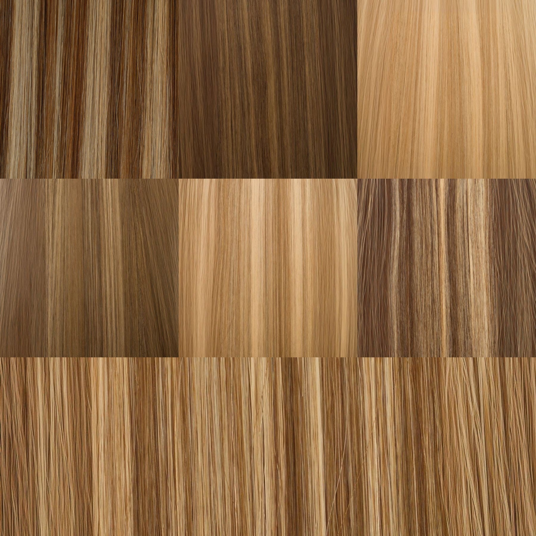 Highlights Tape-in shade collage