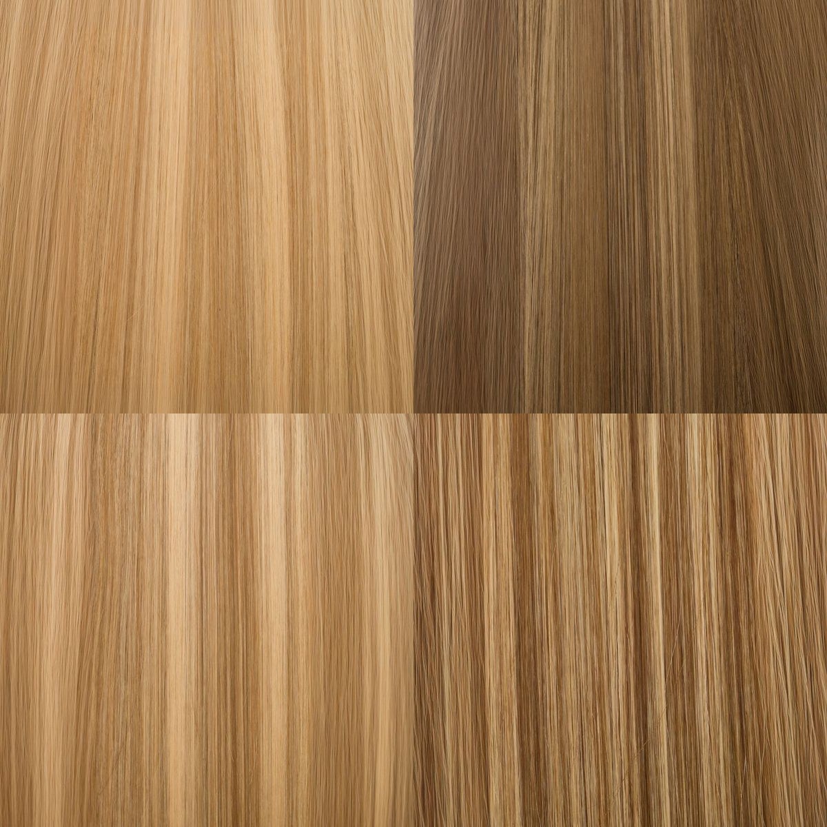 Highlights Tape Weft shade collage