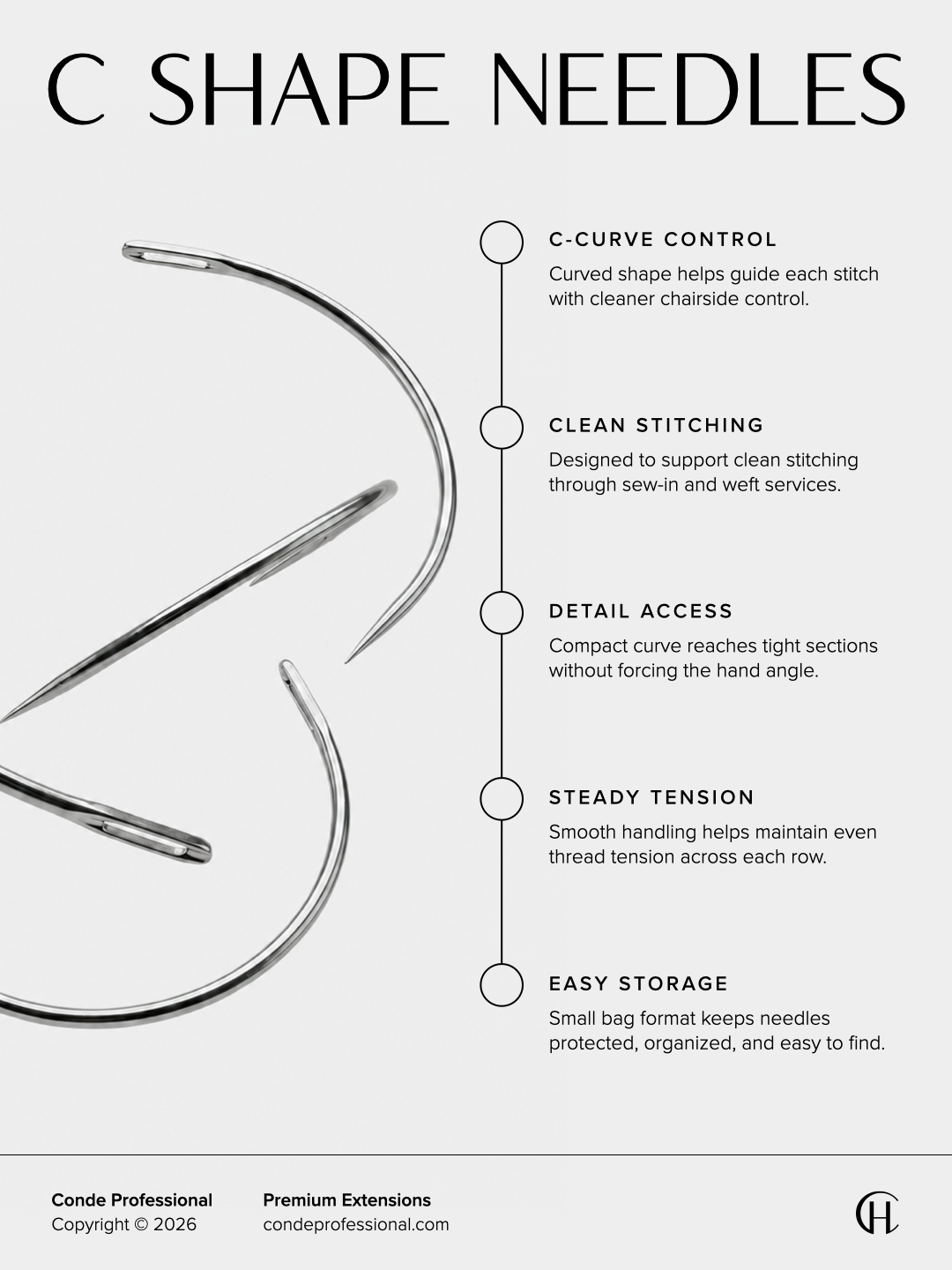 C Shape Needles