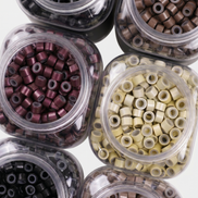 Conde Hair Aluminum Beads Silicon Lined