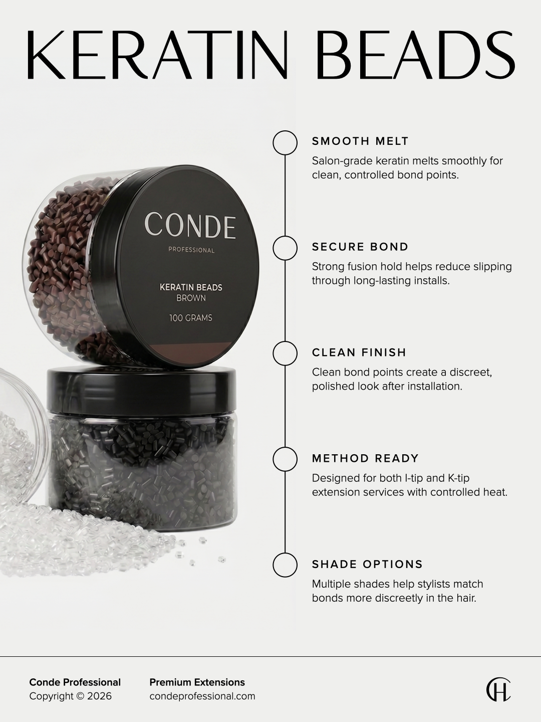 Keratin Beads