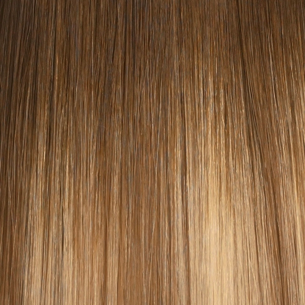 Clip-in Brunette Balayage #6/7/10 Balayage hair extensions - balayage shade by Conde Professional