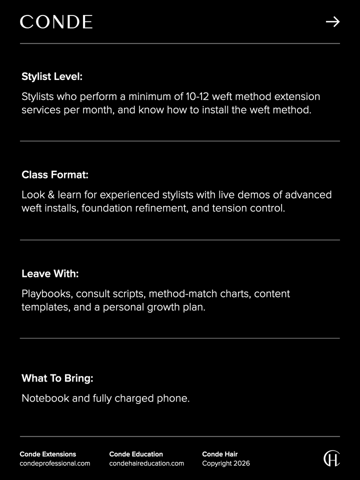 Advanced Weft Expert-Level Refinement by Caitlin Meehan