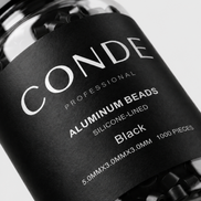 Conde Hair Aluminum Beads Silicon Lined