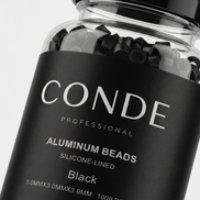 Conde Hair Aluminum Beads Silicon Lined