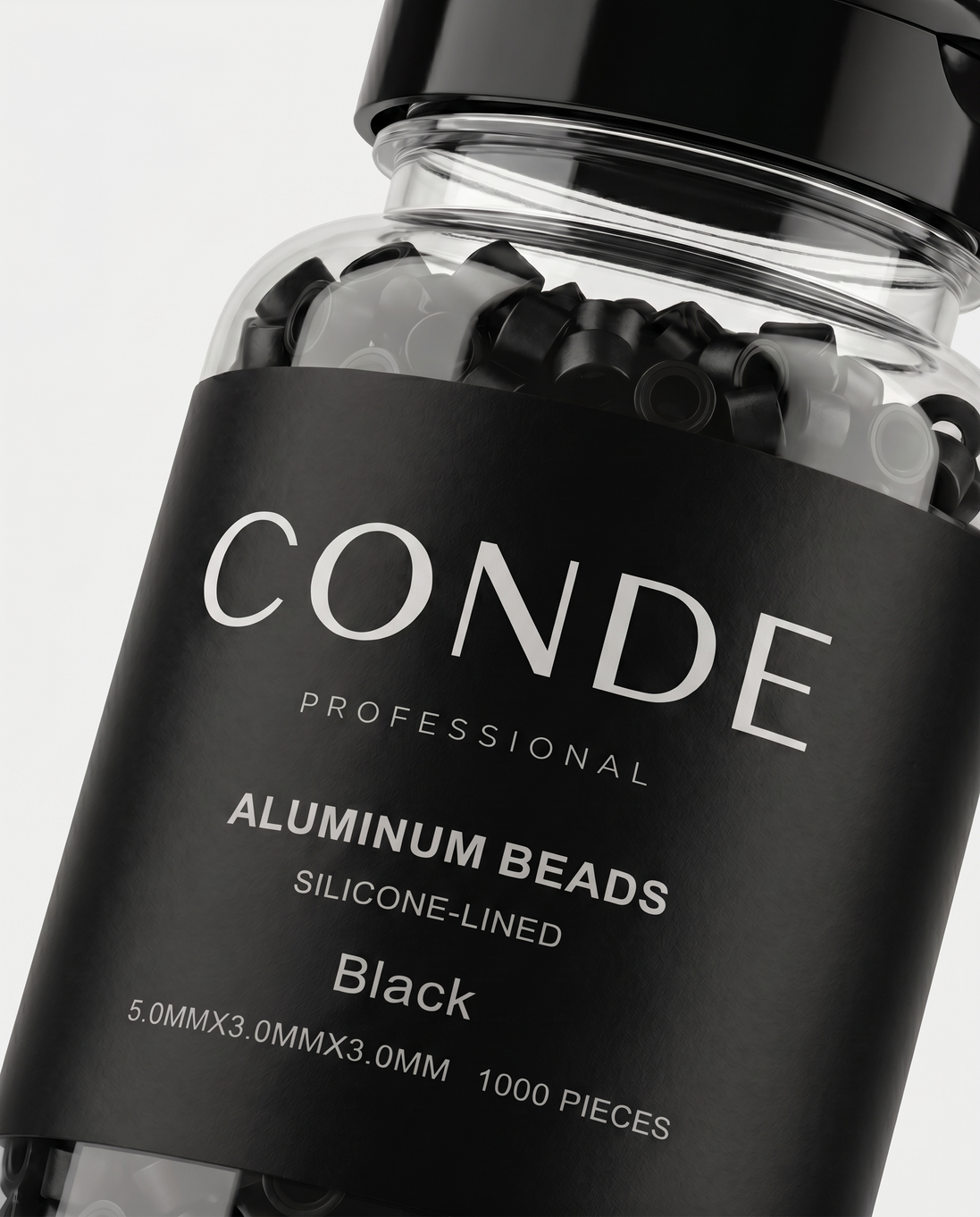 Conde Hair Aluminum Beads Silicon Lined