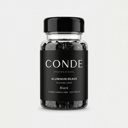 Conde Hair Aluminum Beads Silicon Lined