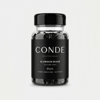 Conde Hair Aluminum Beads Silicon Lined