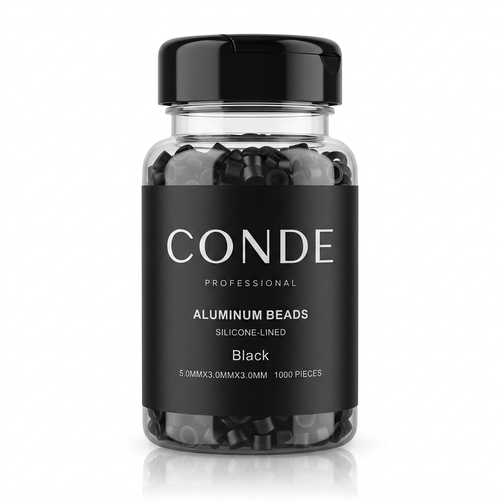 Conde Hair Aluminum Beads Silicon Lined