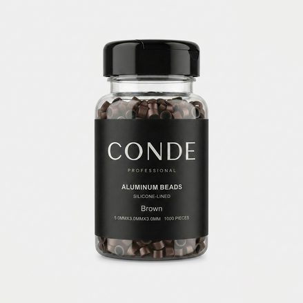 Conde Hair Aluminum Beads Silicon Lined