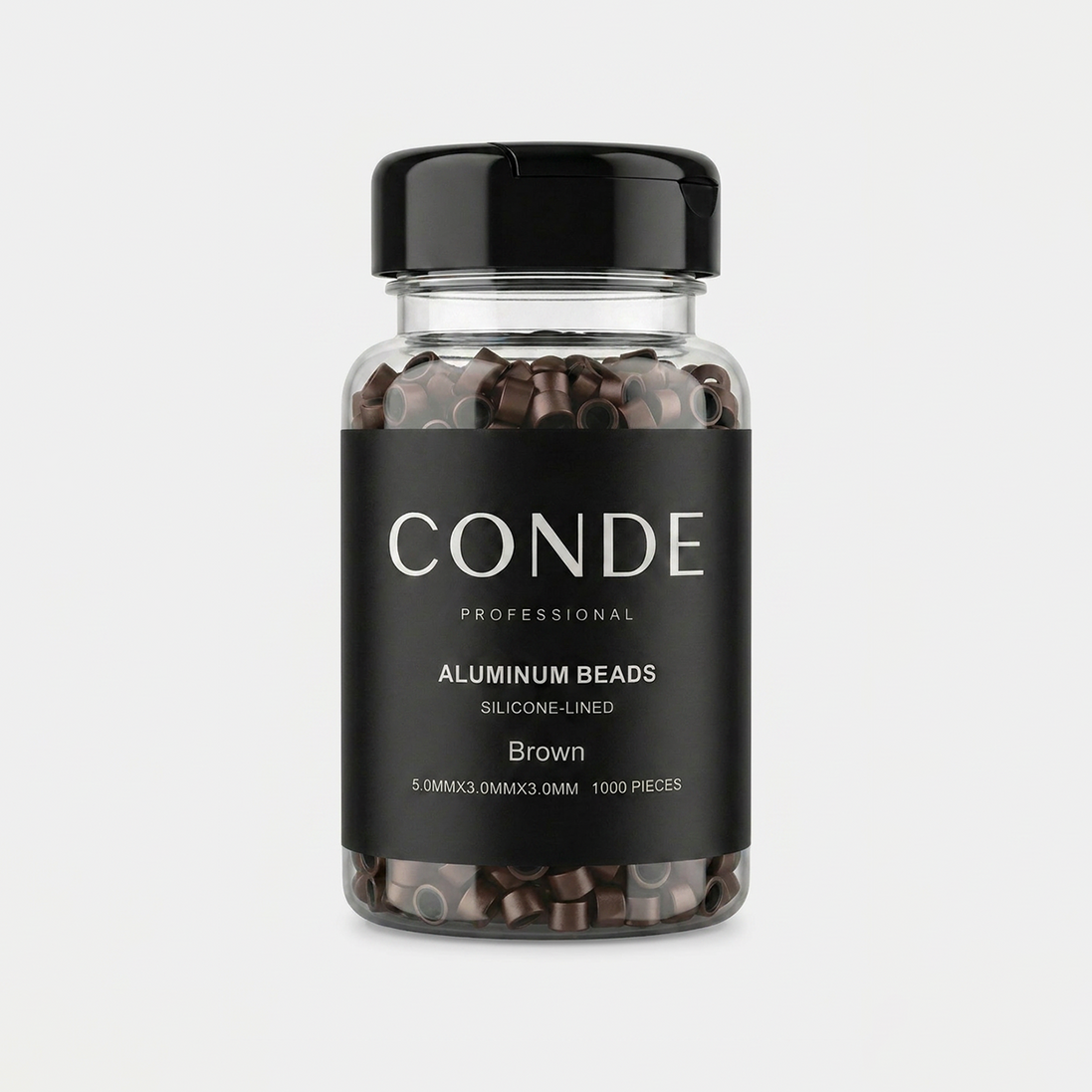Conde Hair Aluminum Beads Silicon Lined