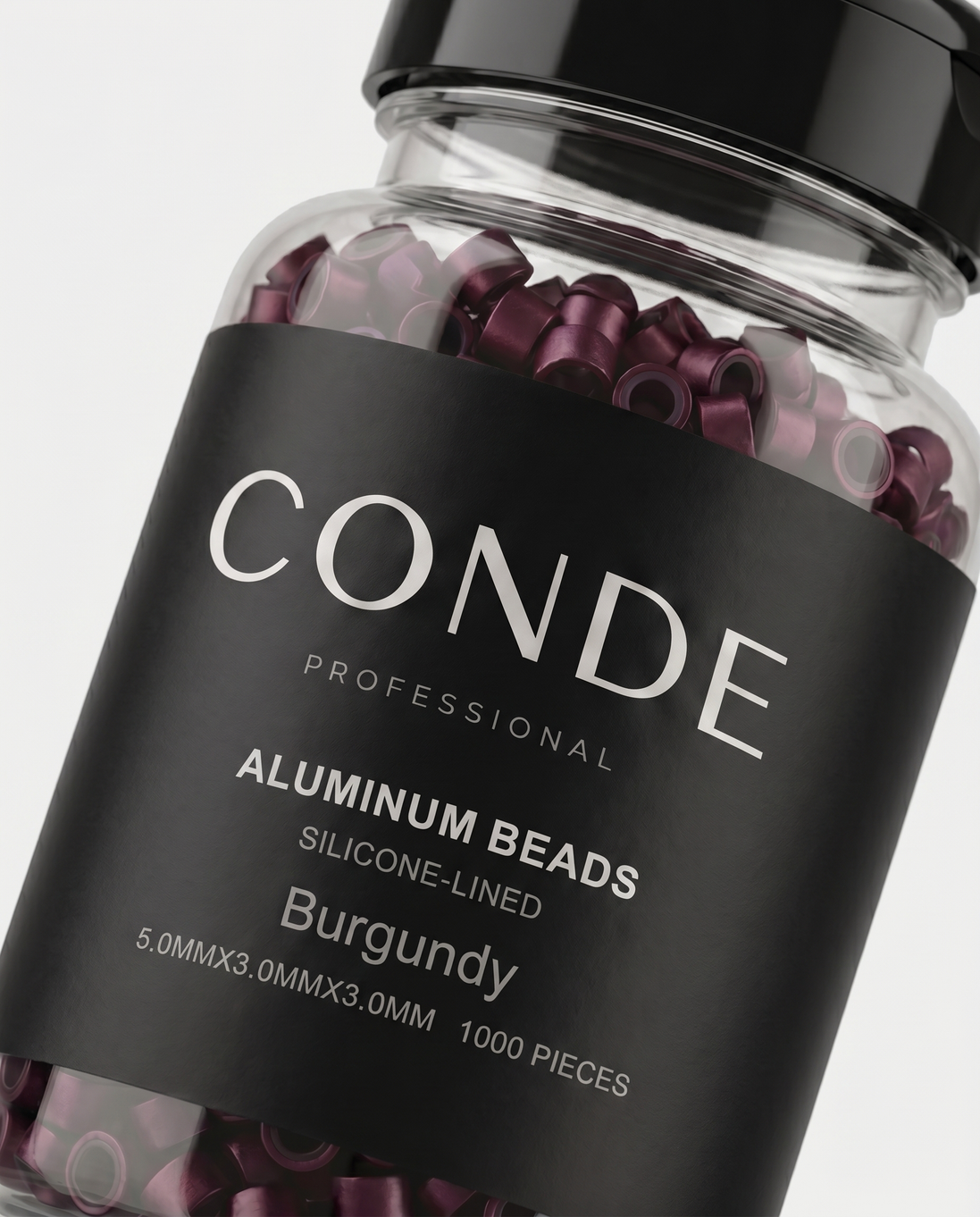 Conde Hair Aluminum Beads Silicon Lined