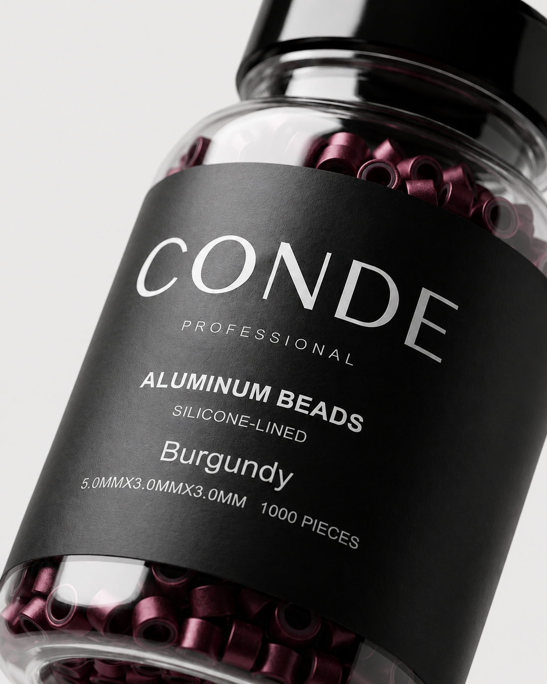 Conde Hair Aluminum Beads Silicon Lined