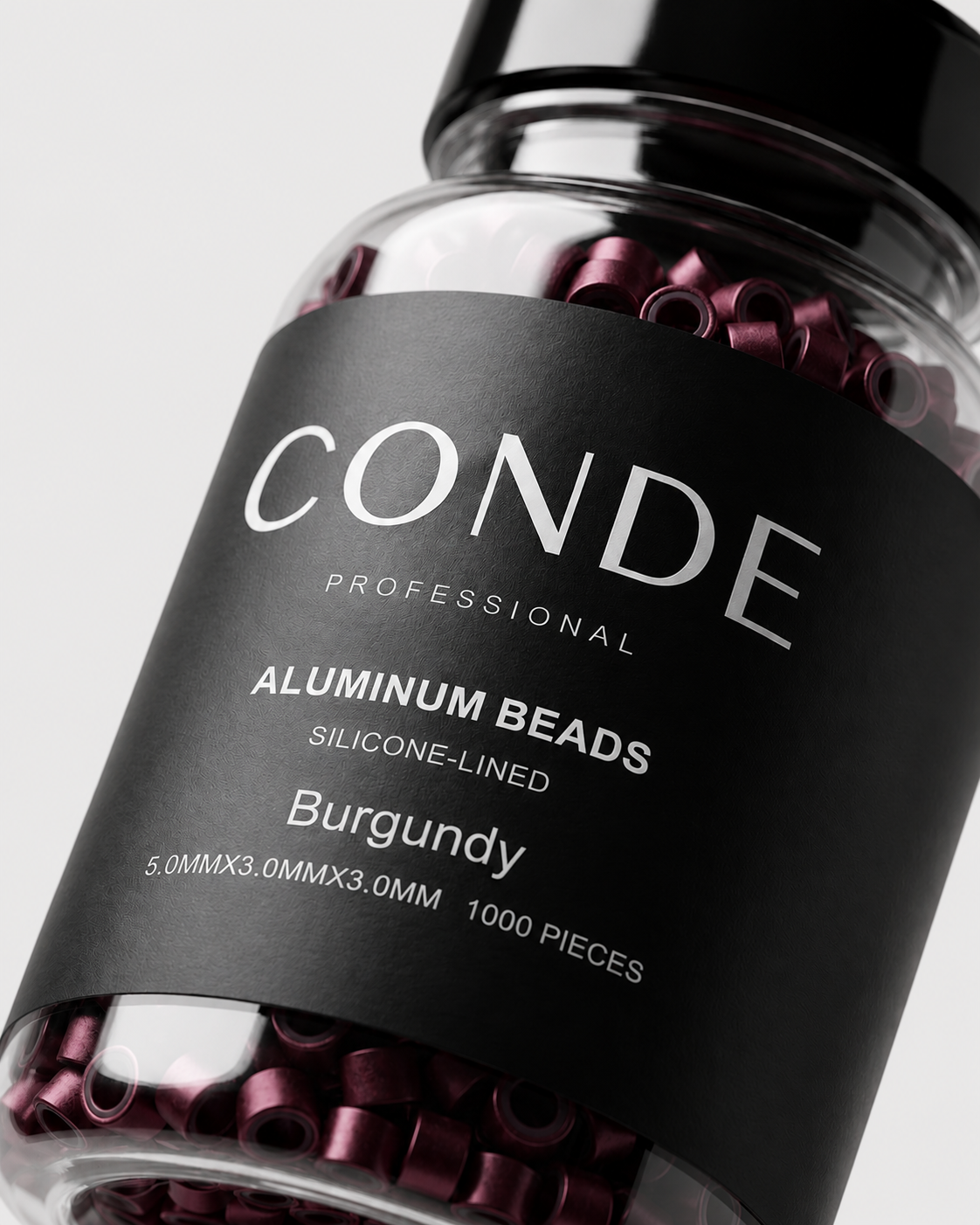 Conde Hair Aluminum Beads Silicon Lined