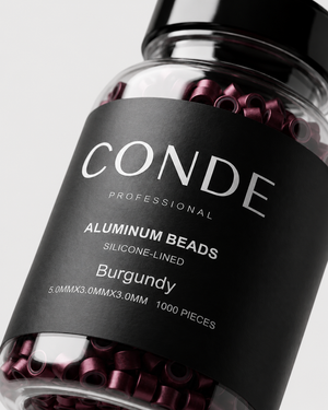 Conde Hair Aluminum Beads Silicon Lined