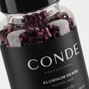 Conde Hair Aluminum Beads Silicon Lined