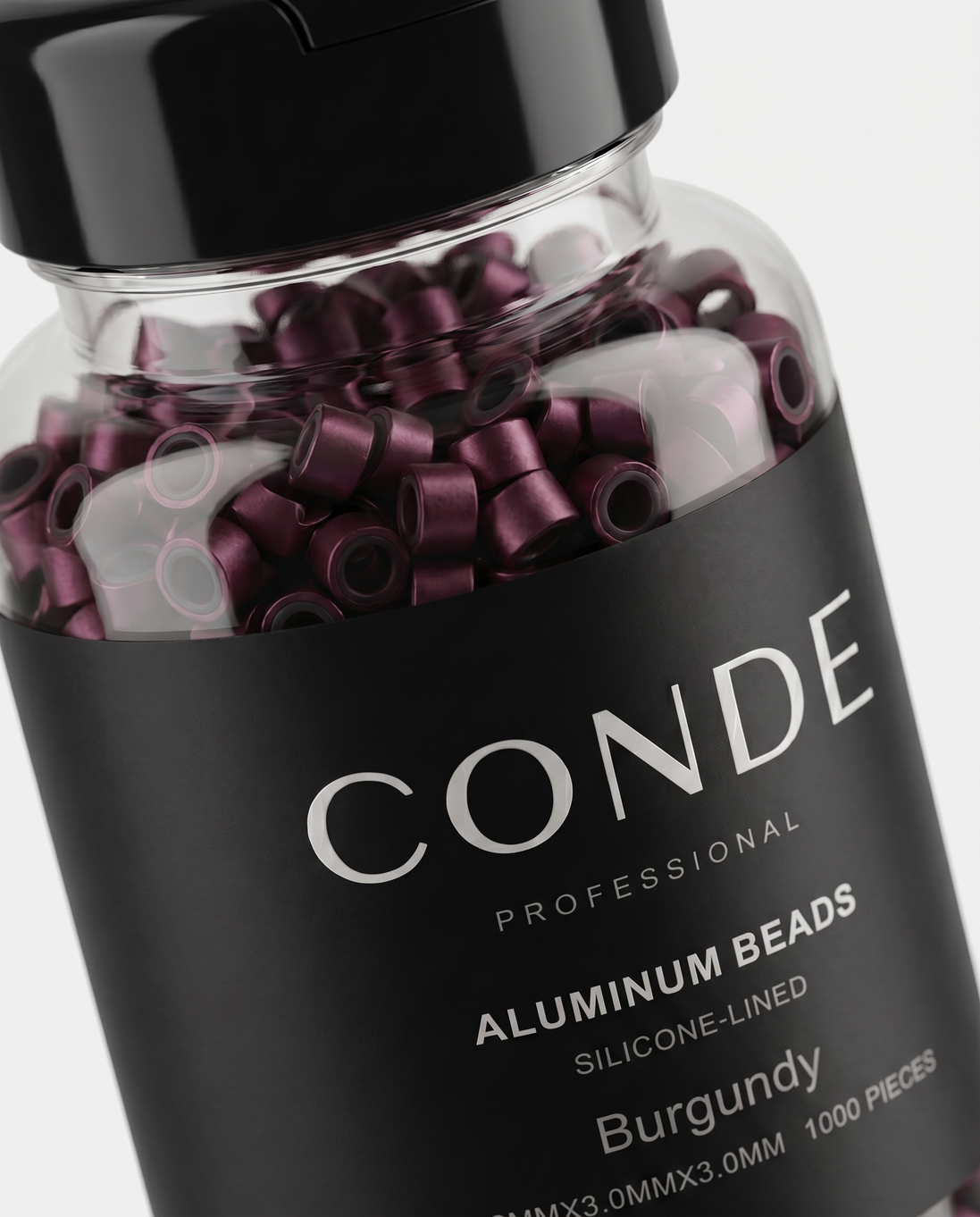Conde Hair Aluminum Beads Silicon Lined