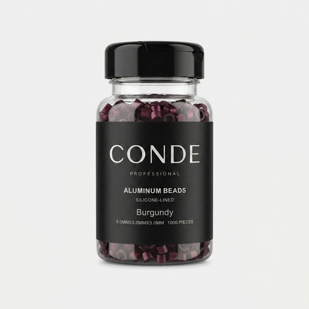 Conde Hair Aluminum Beads Silicon Lined
