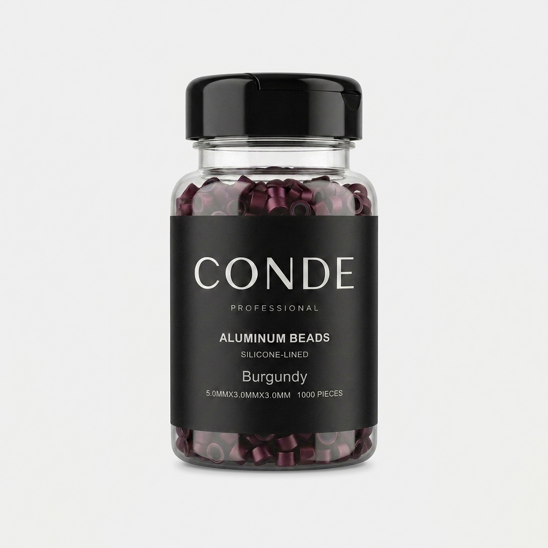 Conde Hair Aluminum Beads Silicon Lined