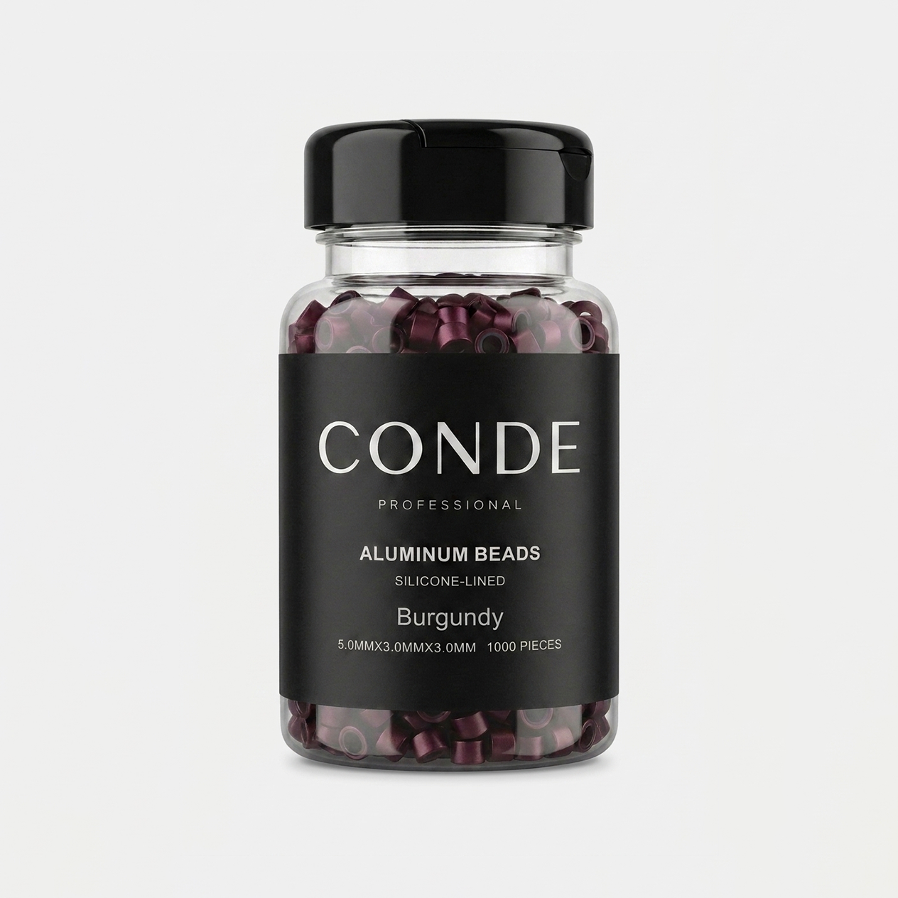 Conde Hair Aluminum Beads Silicon Lined