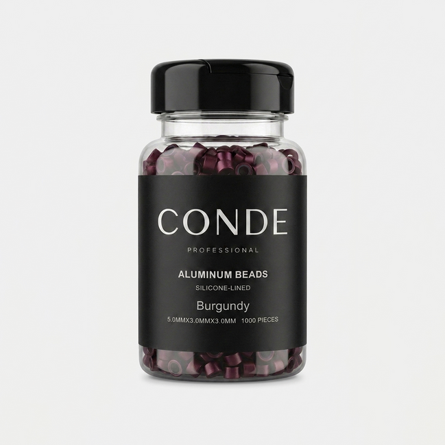 Conde Hair Aluminum Beads Silicon Lined