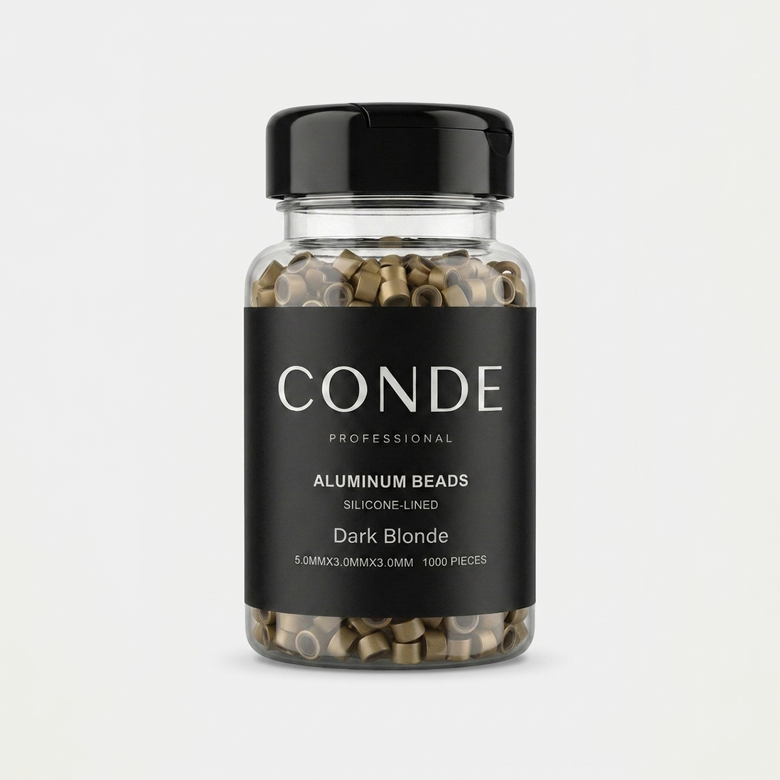 Conde Hair Aluminum Beads Silicon Lined