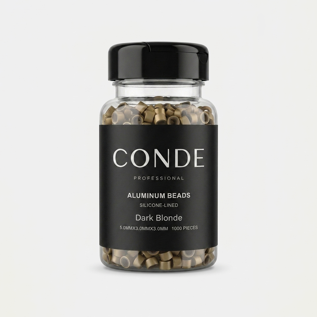 Conde Hair Aluminum Beads Silicon Lined