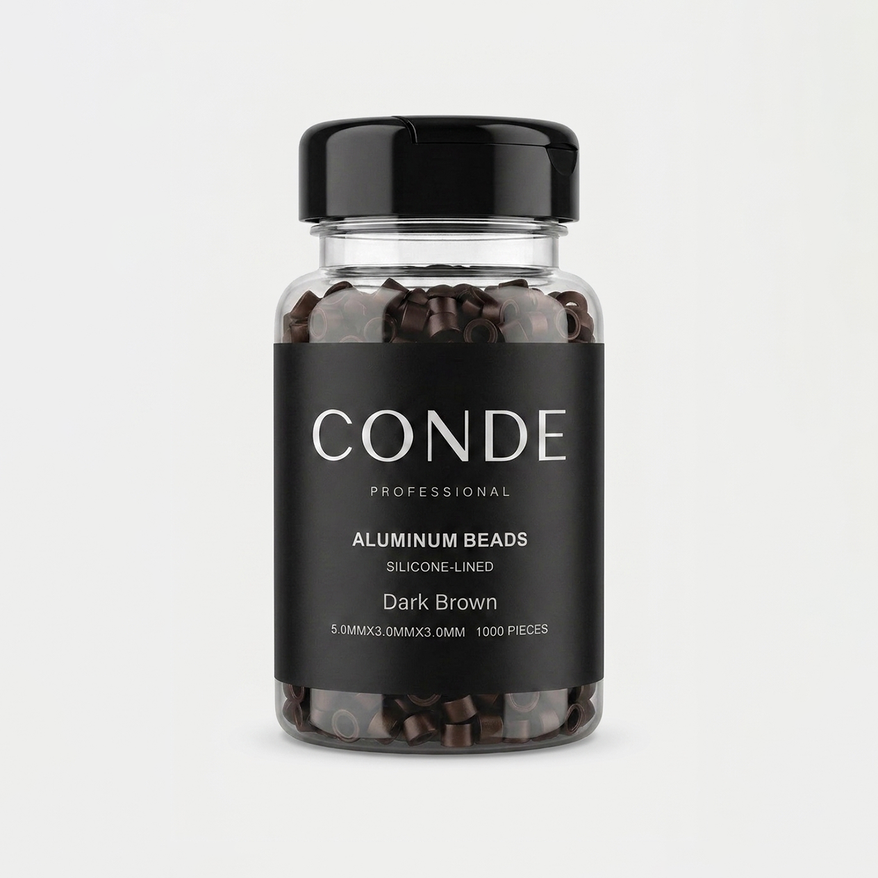 Conde Hair Aluminum Beads Silicon Lined