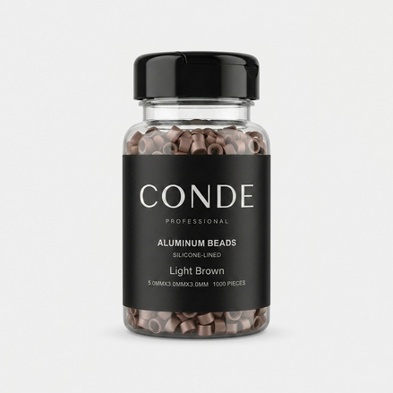 Conde Hair Aluminum Beads Silicon Lined