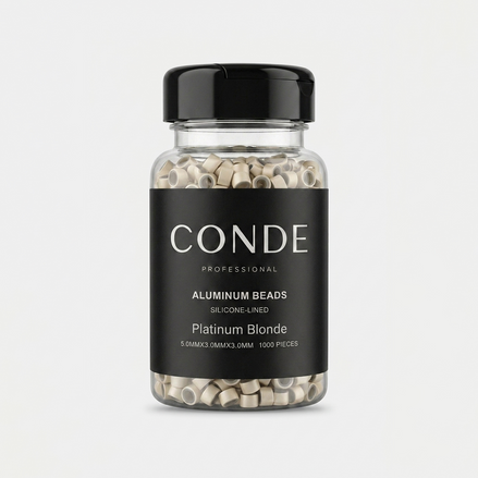 Conde Hair Aluminum Beads Silicon Lined