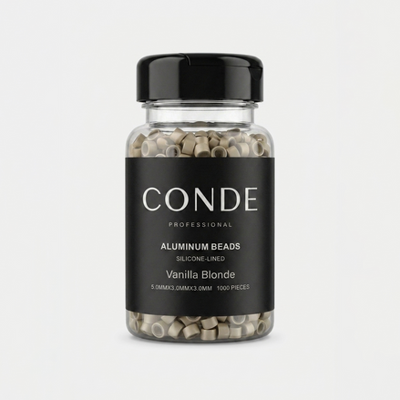 Conde Hair Aluminum Beads Silicon Lined