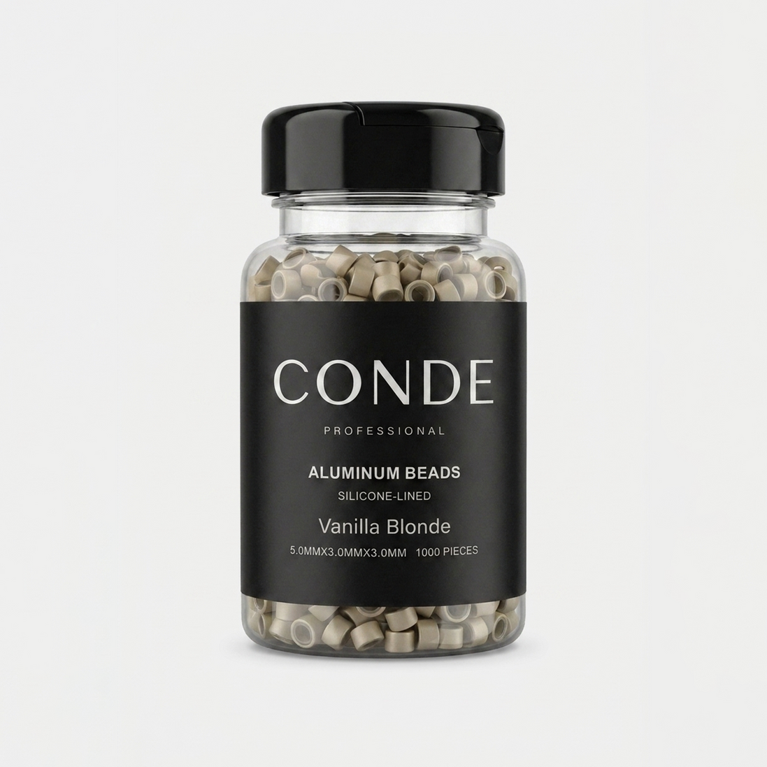 Conde Hair Aluminum Beads Silicon Lined