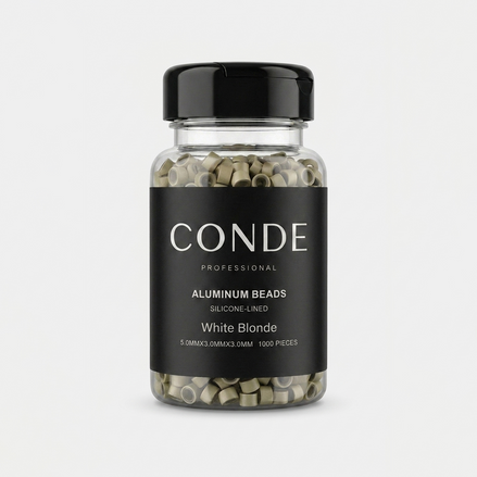 Conde Hair Aluminum Beads Silicon Lined