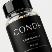 Conde Hair Copper Beads Silicon Lined