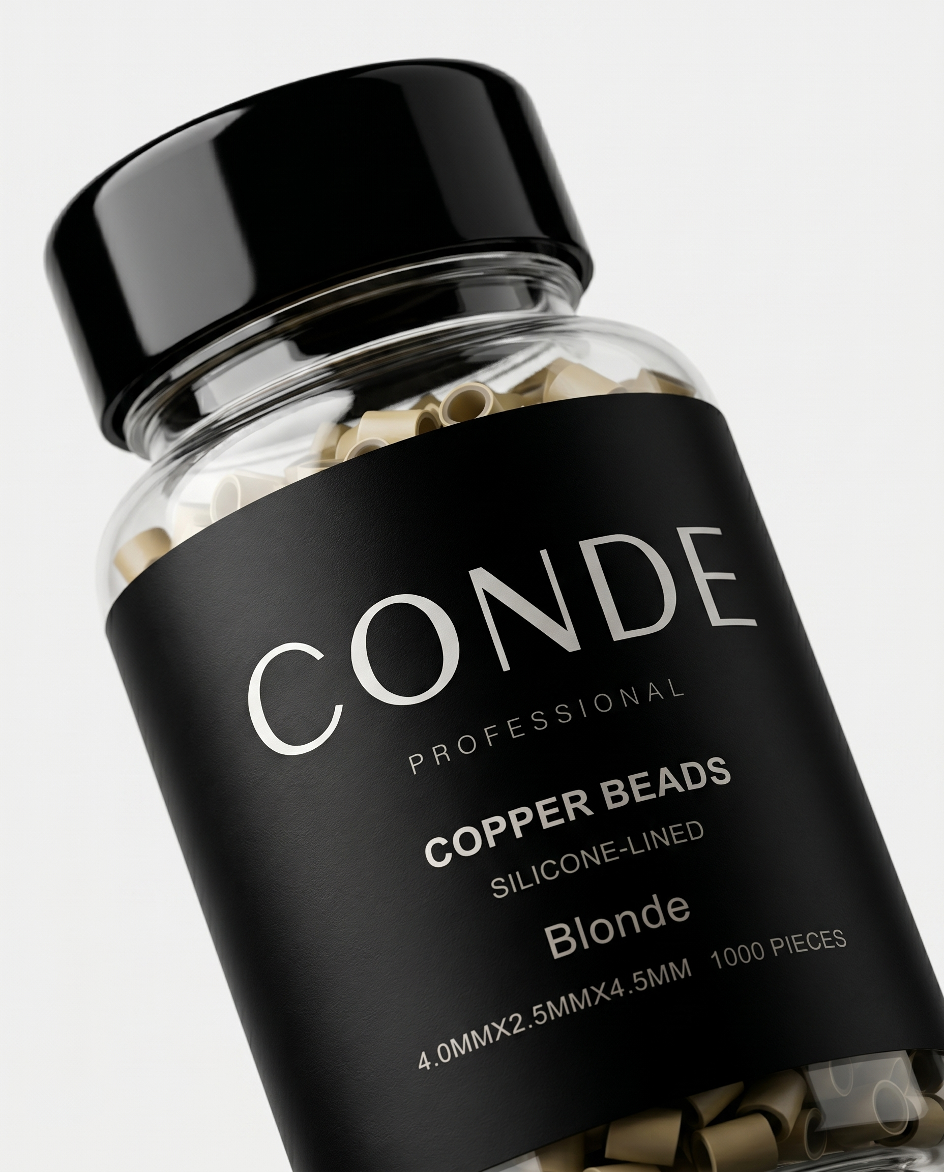 Conde Hair Copper Beads Silicon Lined