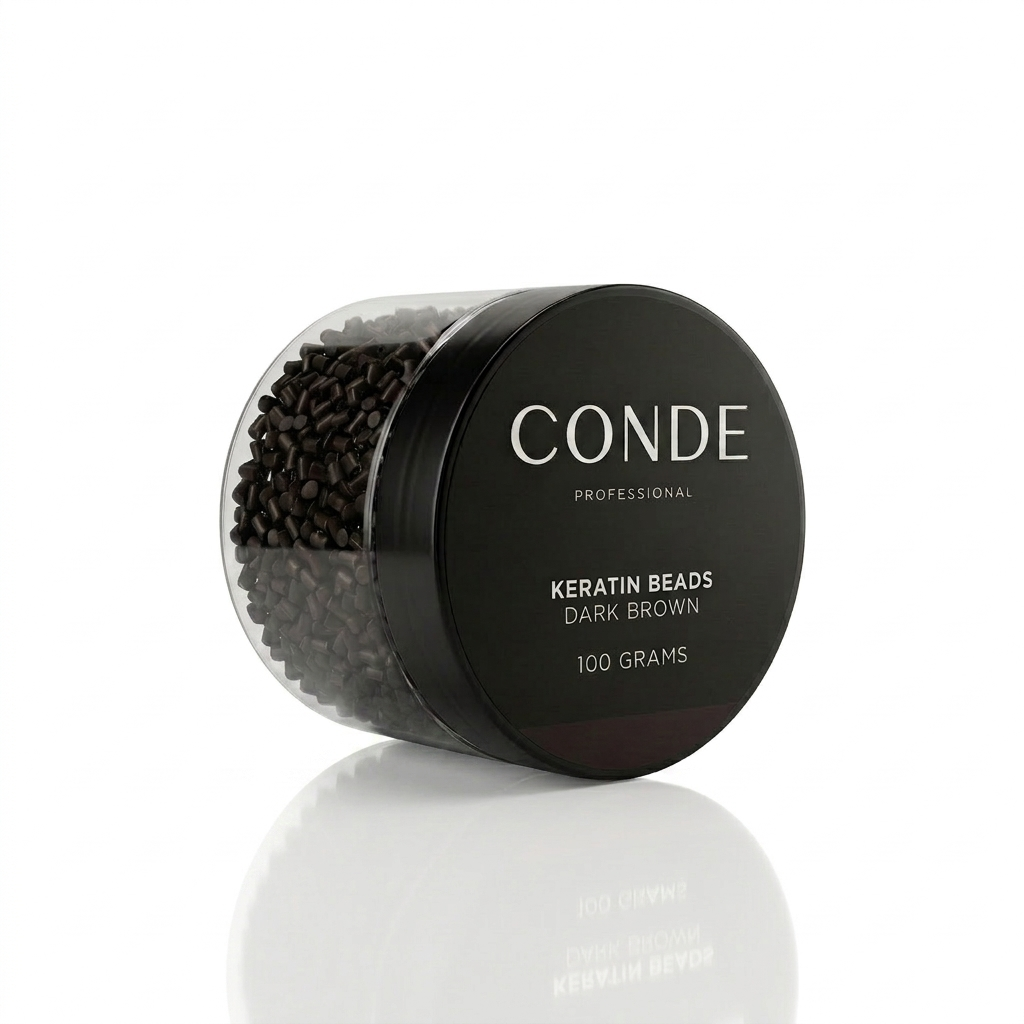 Conde Keratin Beads Dark Brown detail