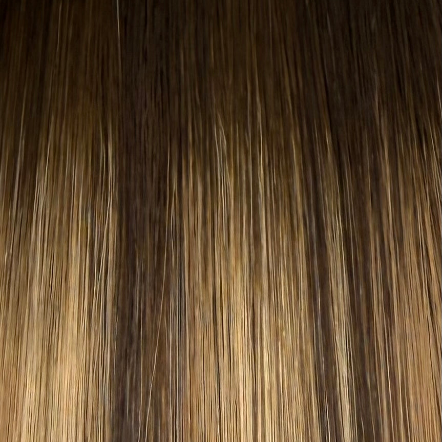 Thin Weft Honey Brown #6/8/9 Bronde hair extensions - bronde shade by Conde Professional