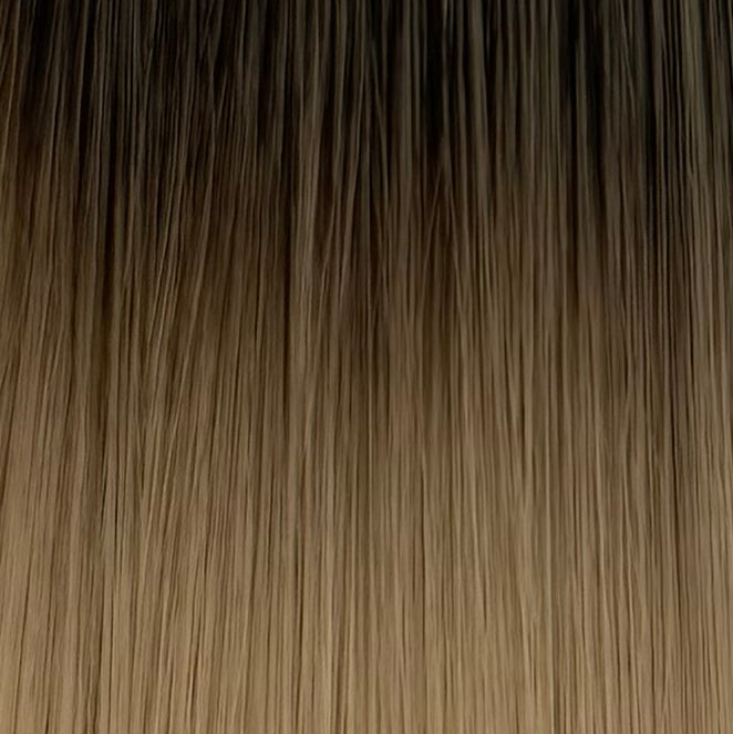 K-tip Shadow Snow #4/12 Balayage hair extensions - balayage shade by Conde Professional