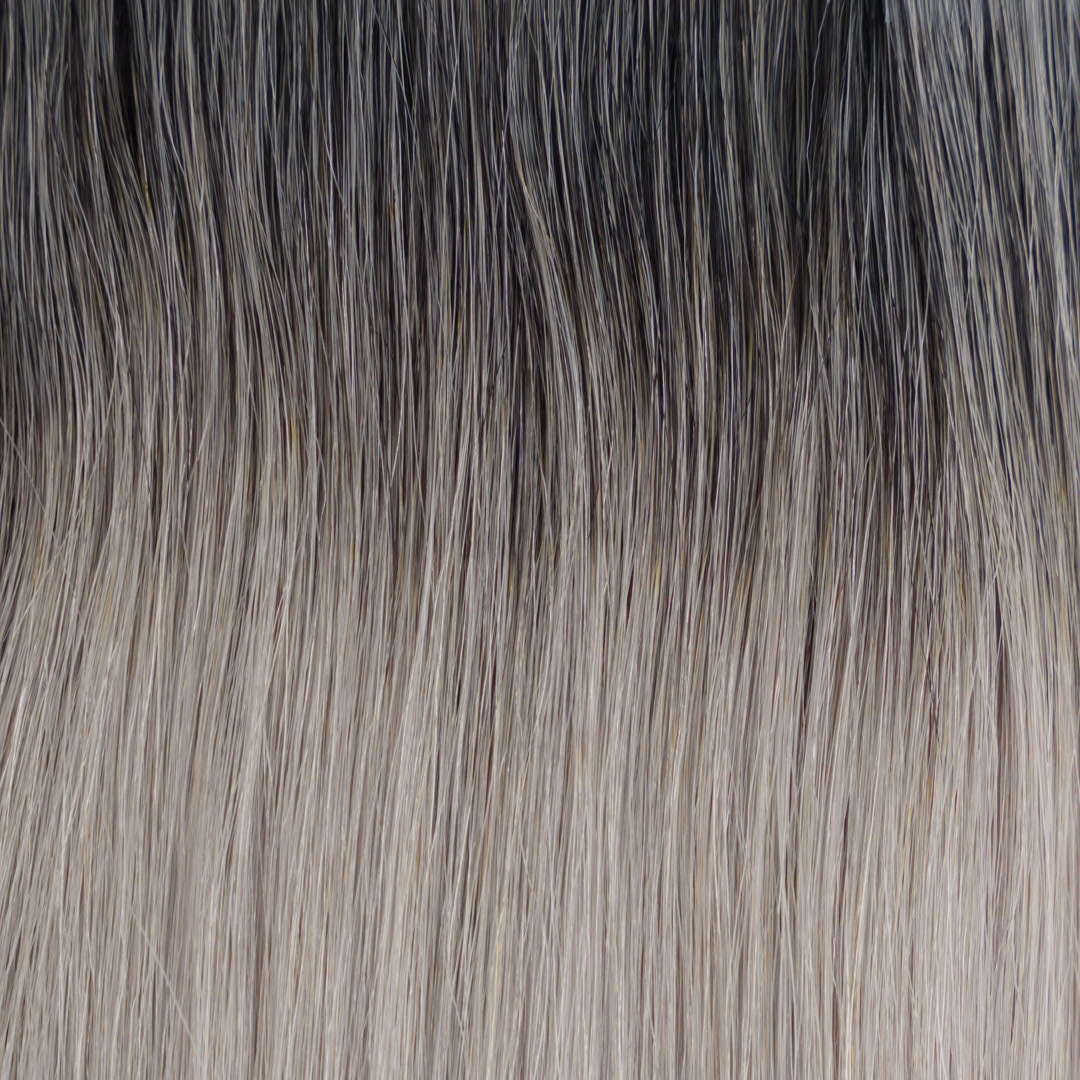 Clip-in Ashy Brown #4/11.21 Balayage hair extensions - balayage shade by Conde Professional